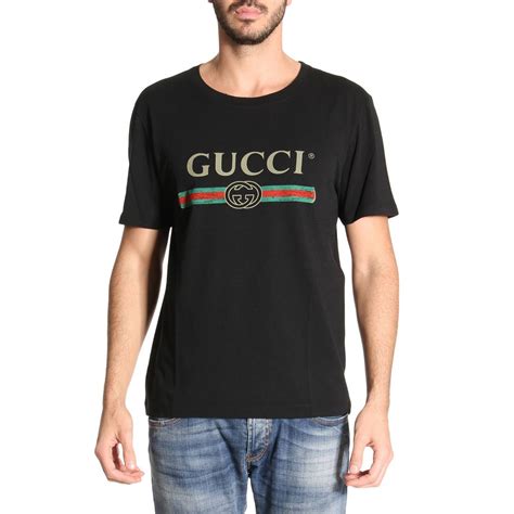 black gucci t-shirt men's|t shirt gucci original.